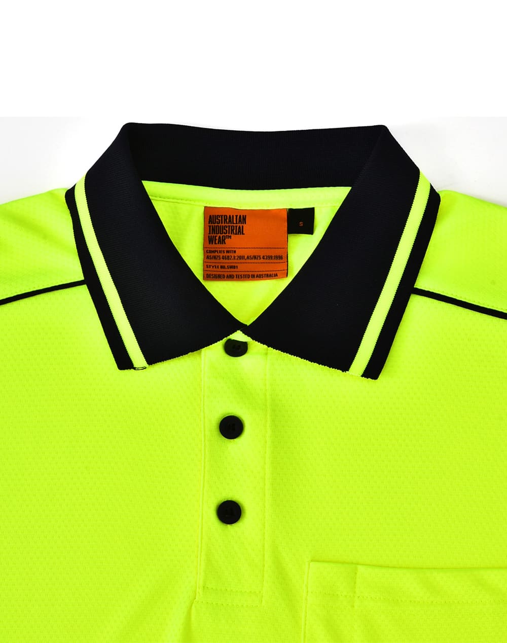 Unisex Hi-Vis Bamboo Charcoal S/S Polo SH-SW81