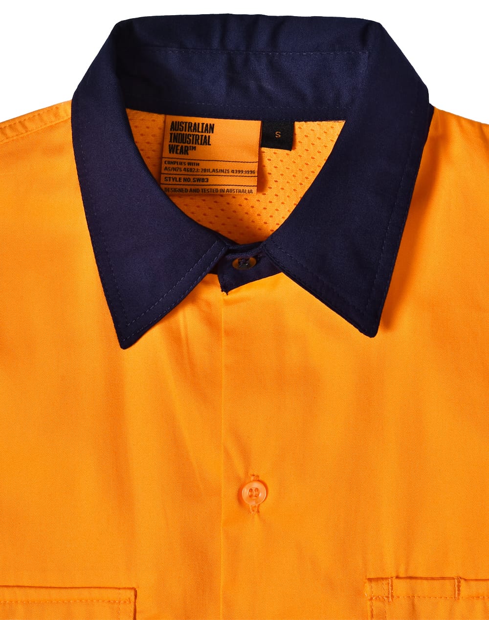Hi-Vis Cool-Breeze Safety L/S Shirt (Segmented Tape) SH-SW83