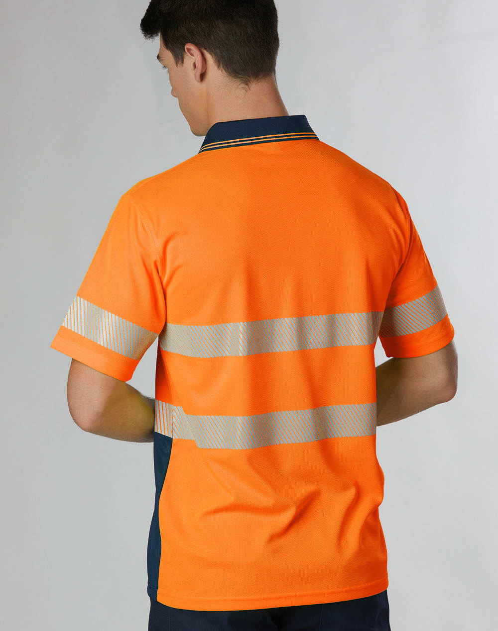 Unisex Cooldry Segmented Safety S/S Polo SH-SW85