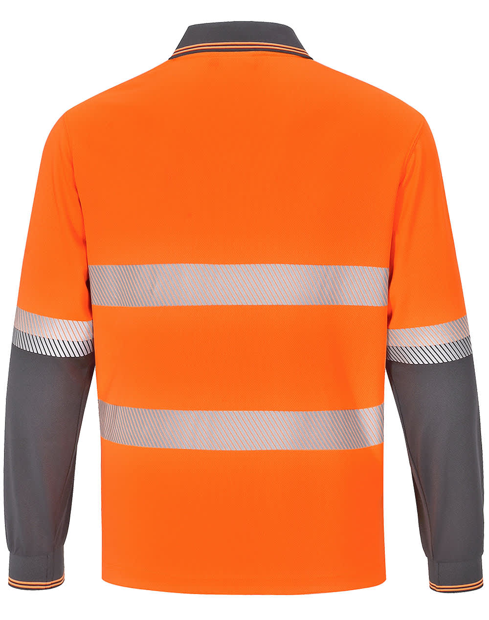 Unisex Cooldry Segmented Safety L/S Polo SH-SW86