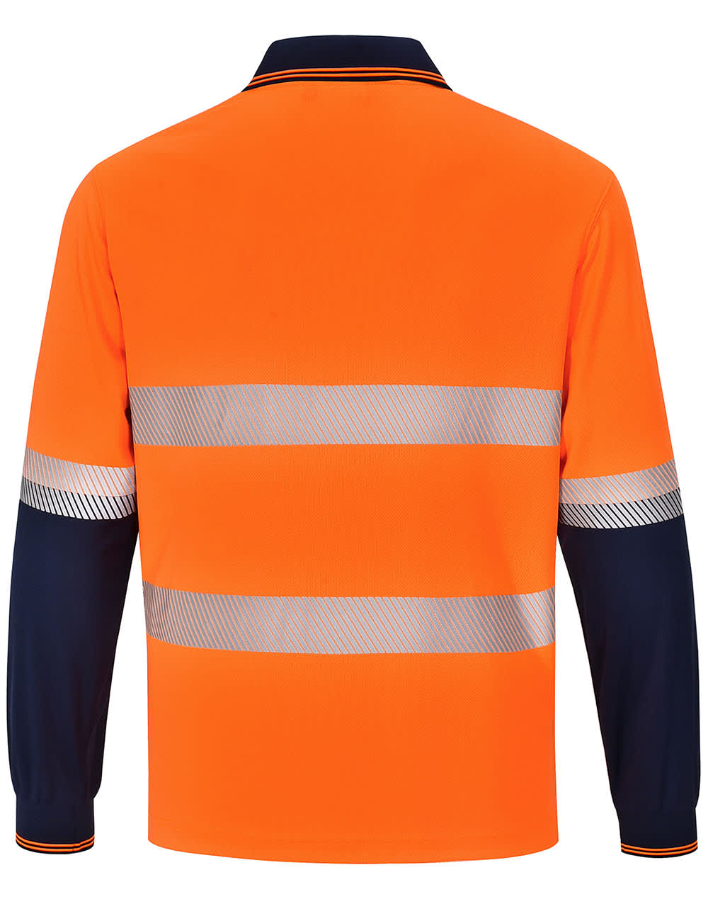 Unisex Cooldry Segmented Safety L/S Polo SH-SW86