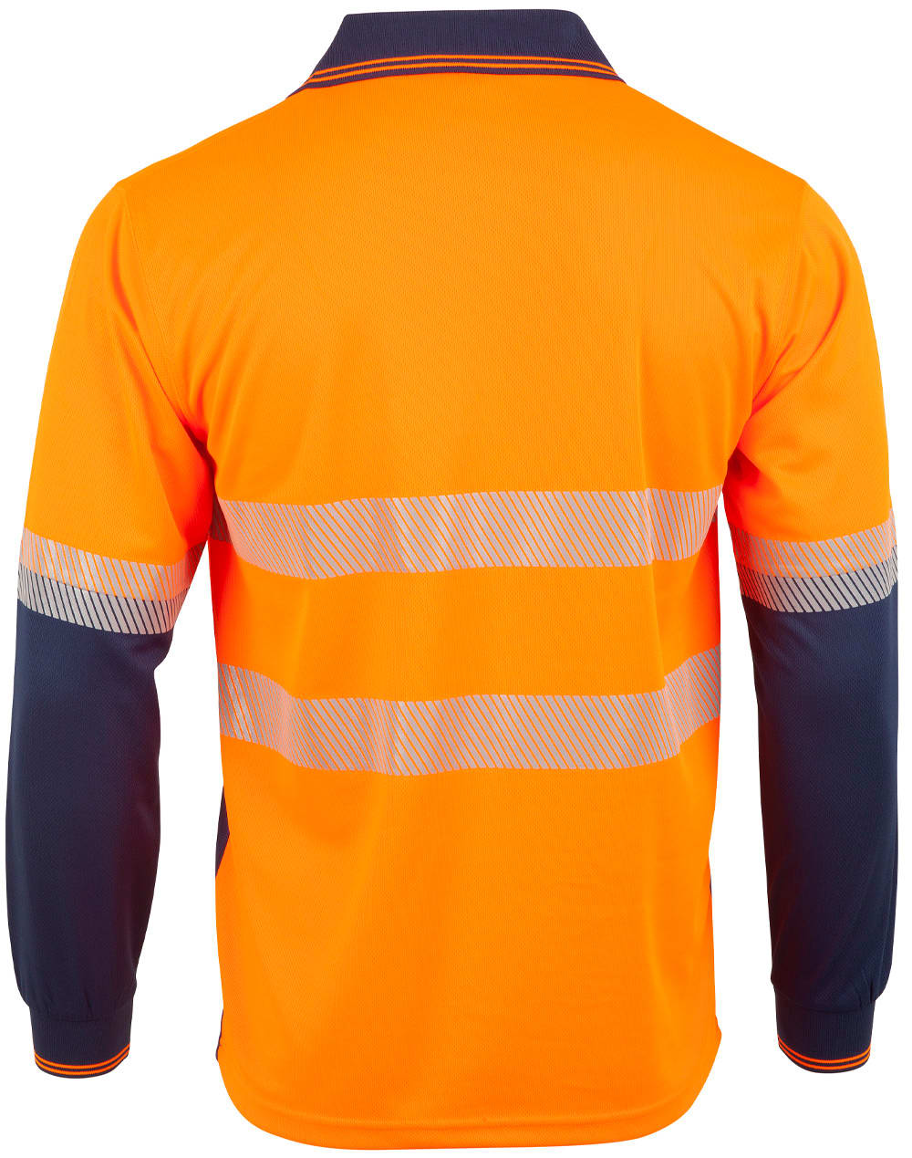 Unisex Cooldry Segmented Safety L/S Polo SH-SW86