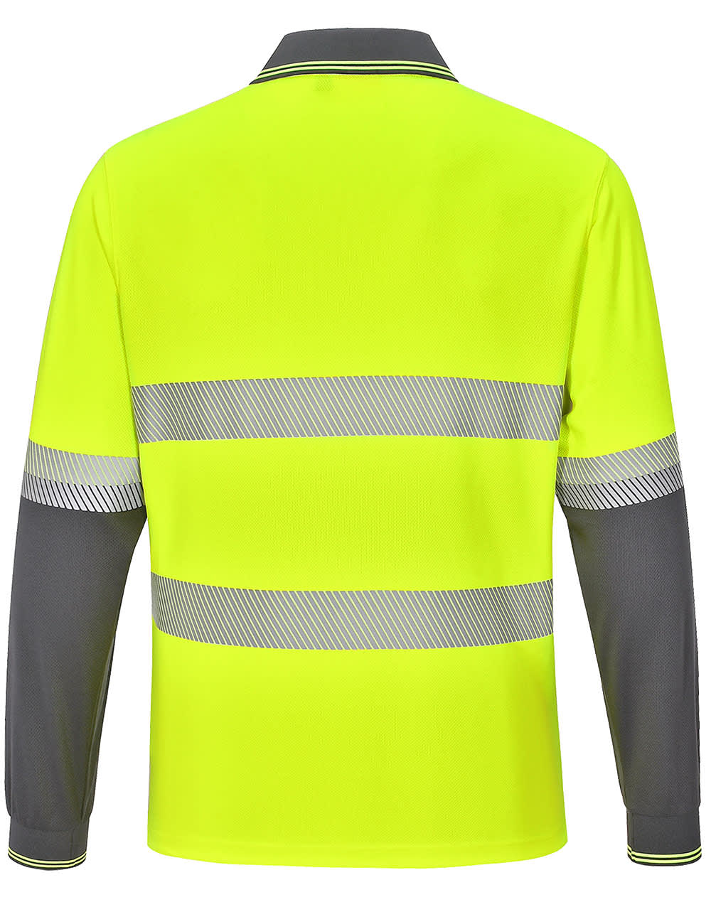 Unisex Cooldry Segmented Safety L/S Polo SH-SW86