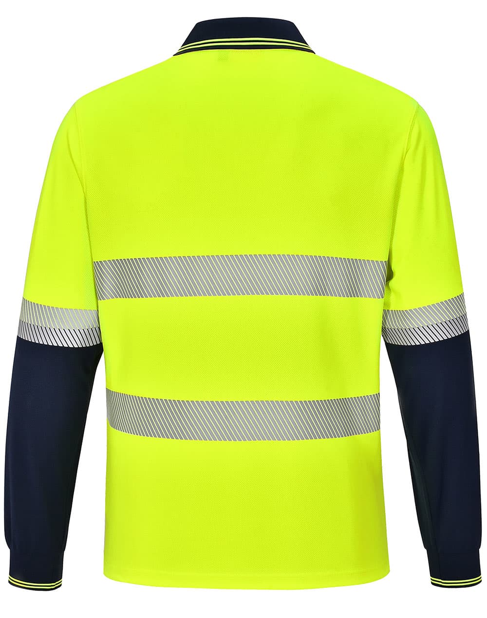 Unisex Cooldry Segmented Safety L/S Polo SH-SW86