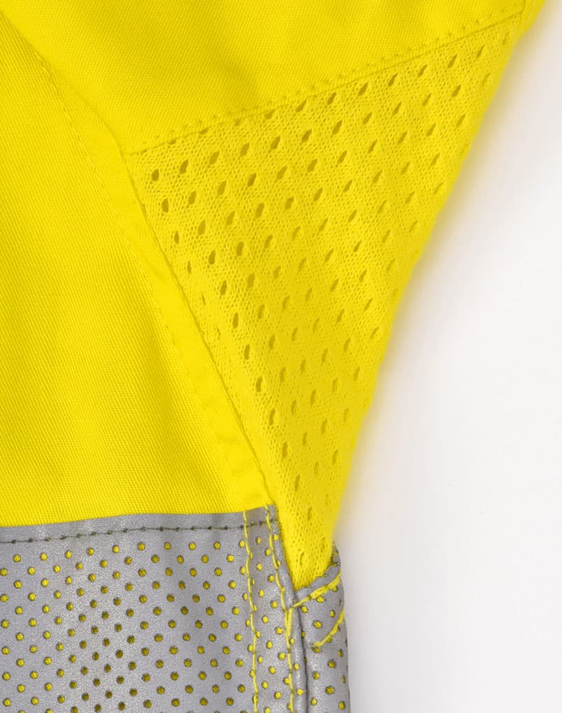 Hi Vis Cool-Breeze Closed Front L/S Shirt (Perforated Tape) SH-SW87