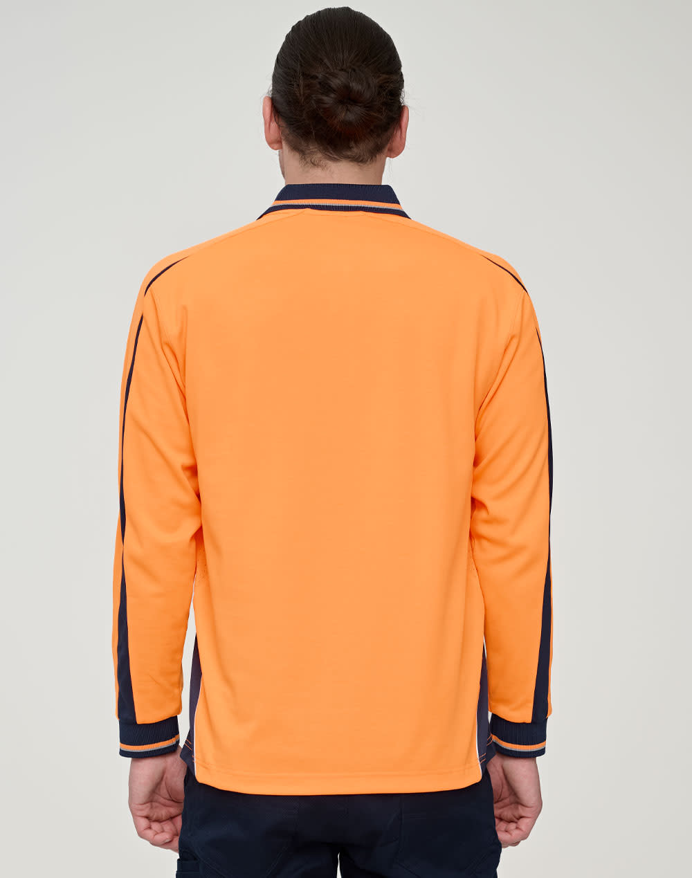 Hi-Vis Sustainable Cool-Breeze Truedry Safety L/S Polo SH-SW90