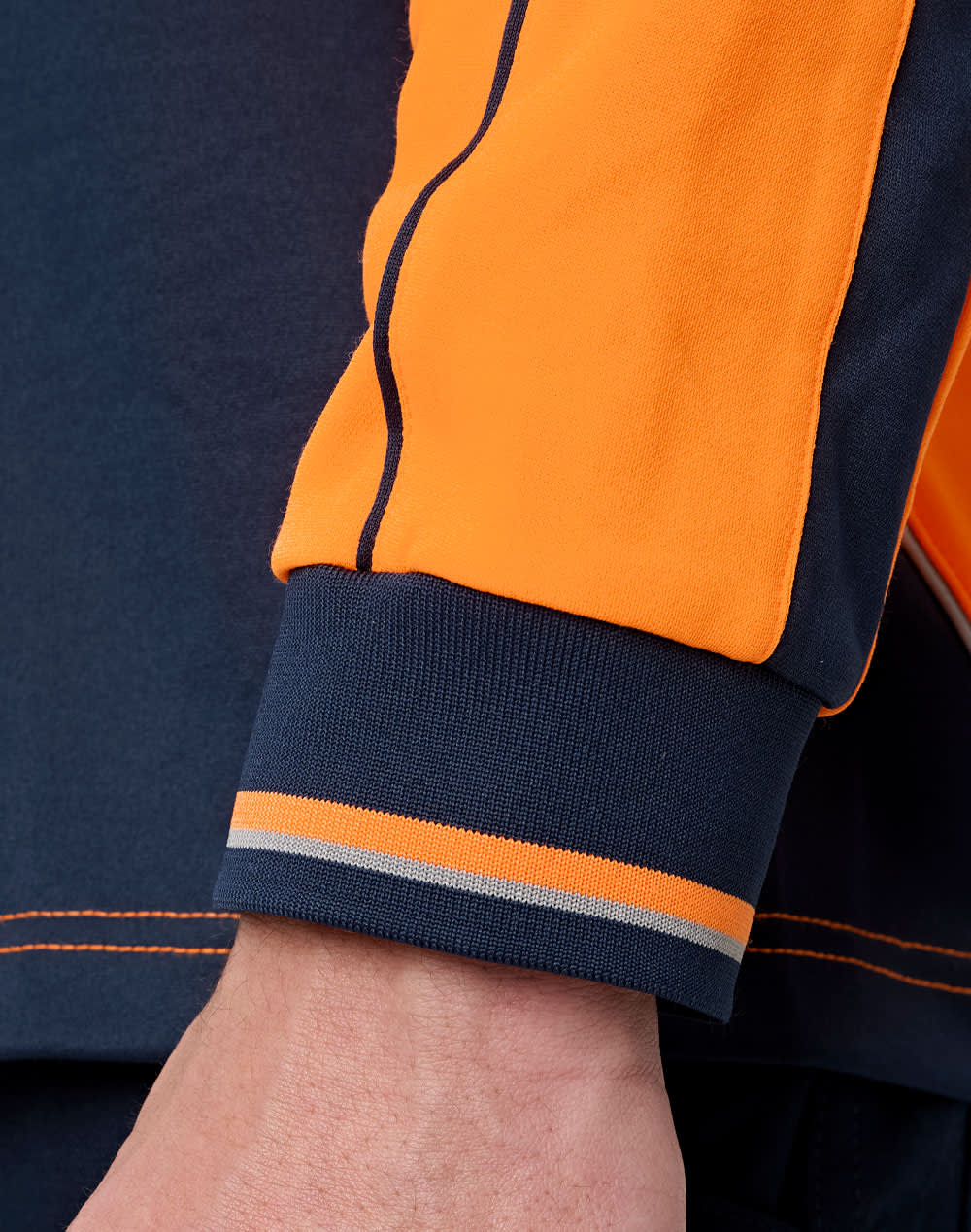 Hi-Vis Sustainable Cool-Breeze Truedry Safety L/S Polo SH-SW90