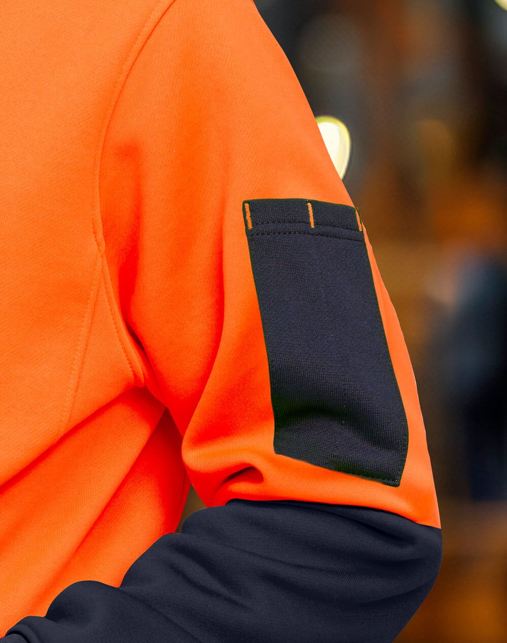 Hi-Vis Two Tone Water Resistant Fleece Hoodie SH-SW91