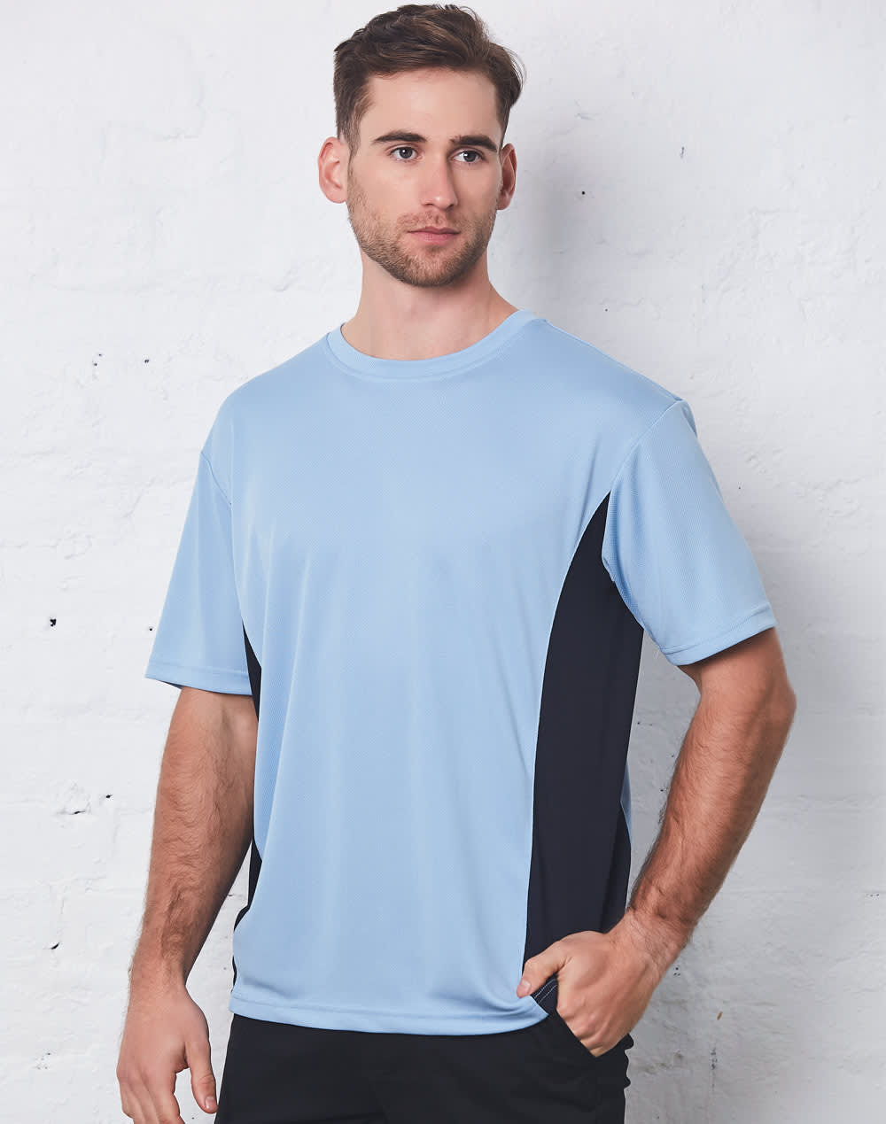 CoolDry short sleeve contrast tee SH-TS12