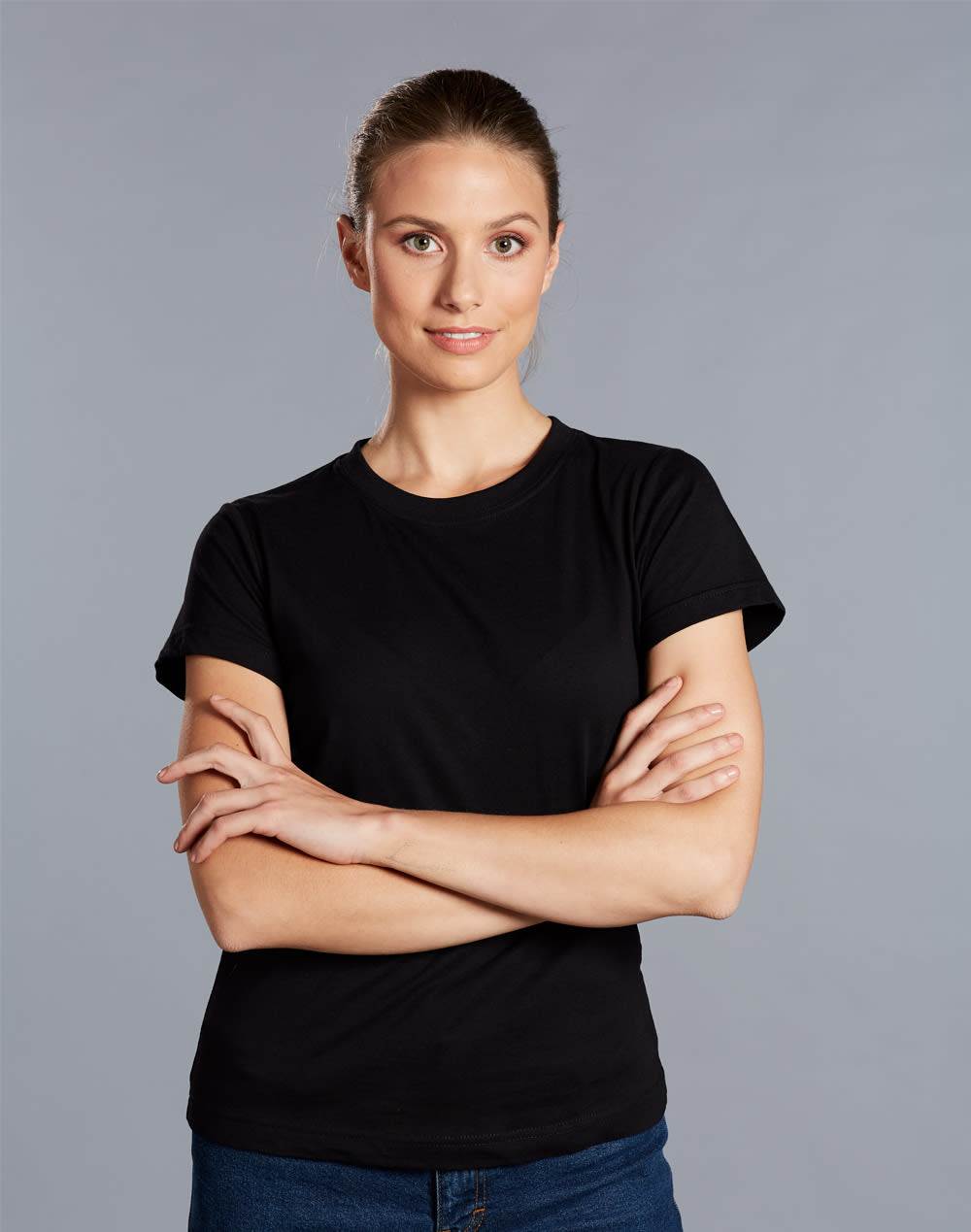 Ladies' Cotton Semi Fitted Tee SH-TS38