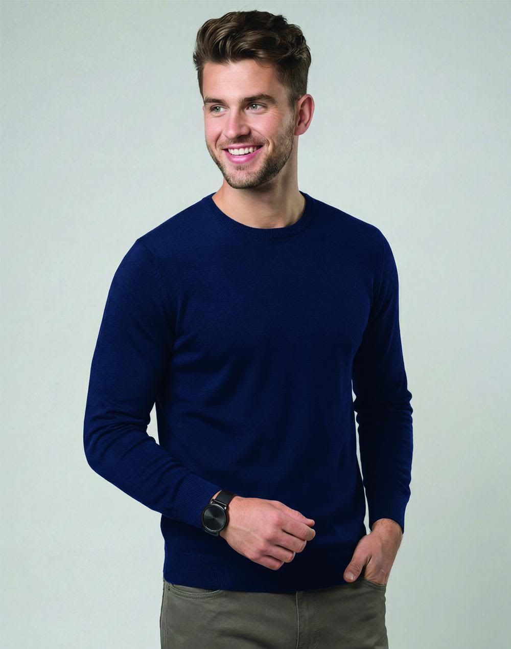 Men's Premium Cotton Face L/S Tee Shirt