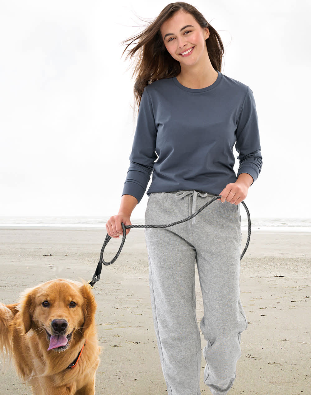 Ladies' Premium Cotton Face L/S Tee Shirt SH-TS48