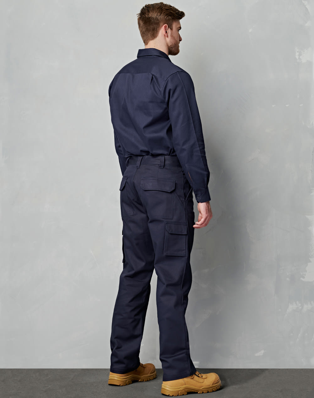 drill pant pockets on leg / stout fit SH-WP08