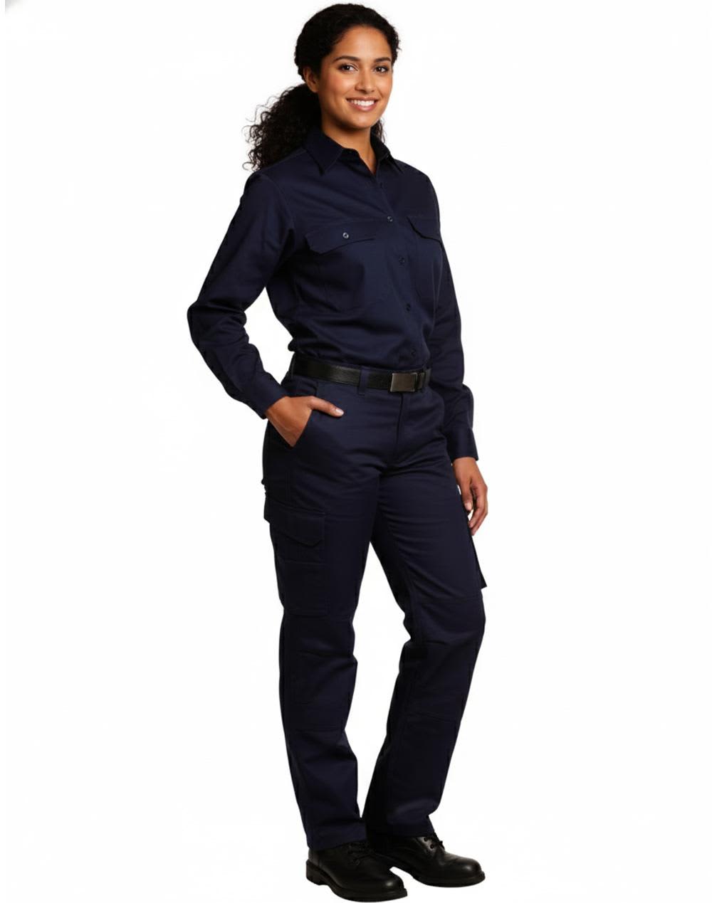 Ladies' Heavy Cotton Pre-Shrunk Drill Pant