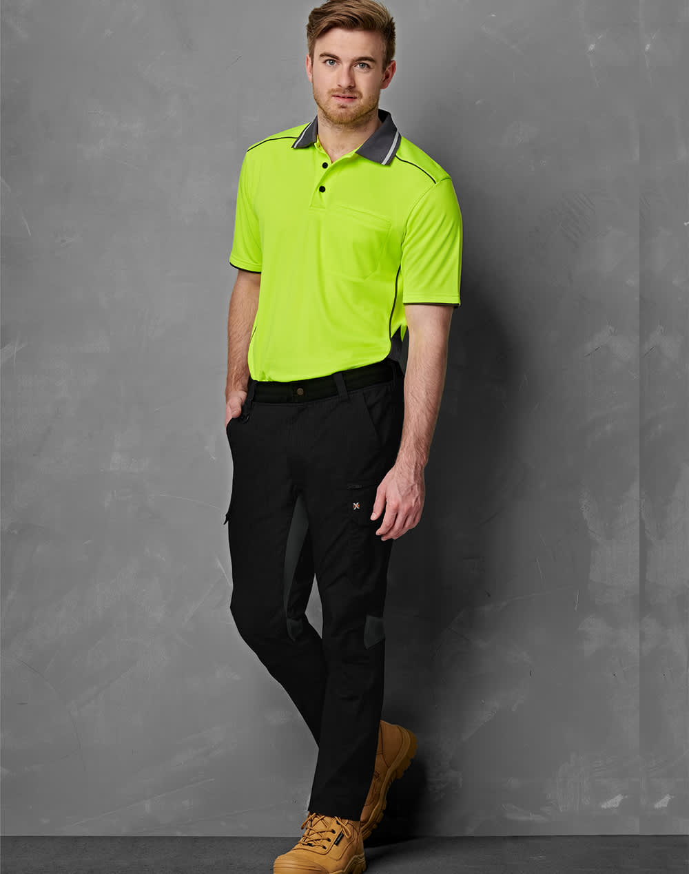 Rip-Stop Poly/Cotton Stretch Work Pants SH-WP24