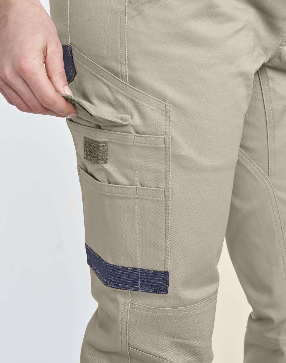Unisex Cotton Stretch Drill Cuffed Work Pants SH-WP28