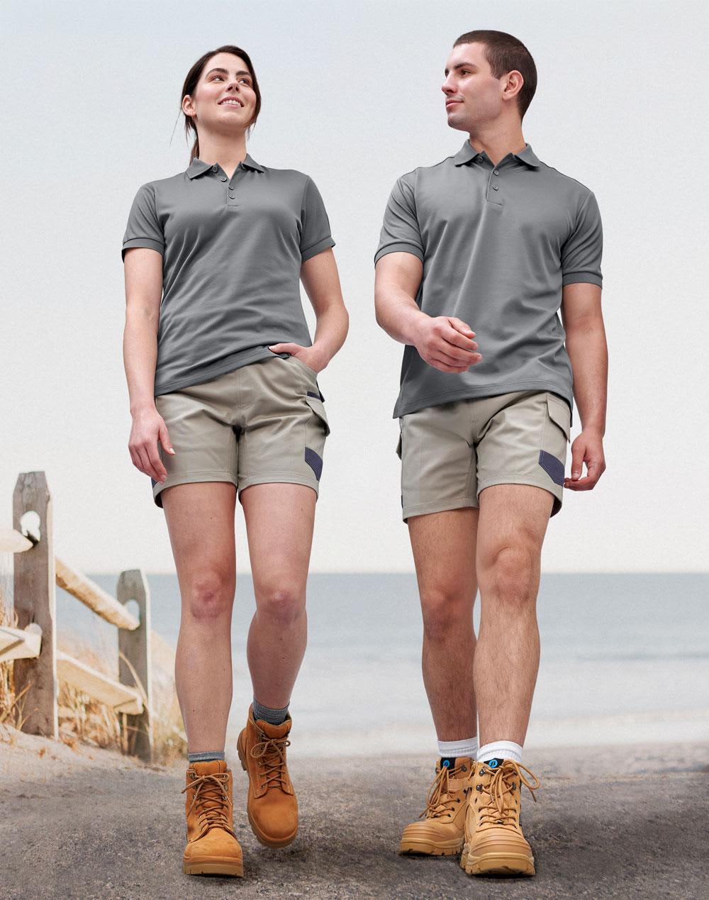 Unisex Cotton Stretch Drill Short Work Shorts