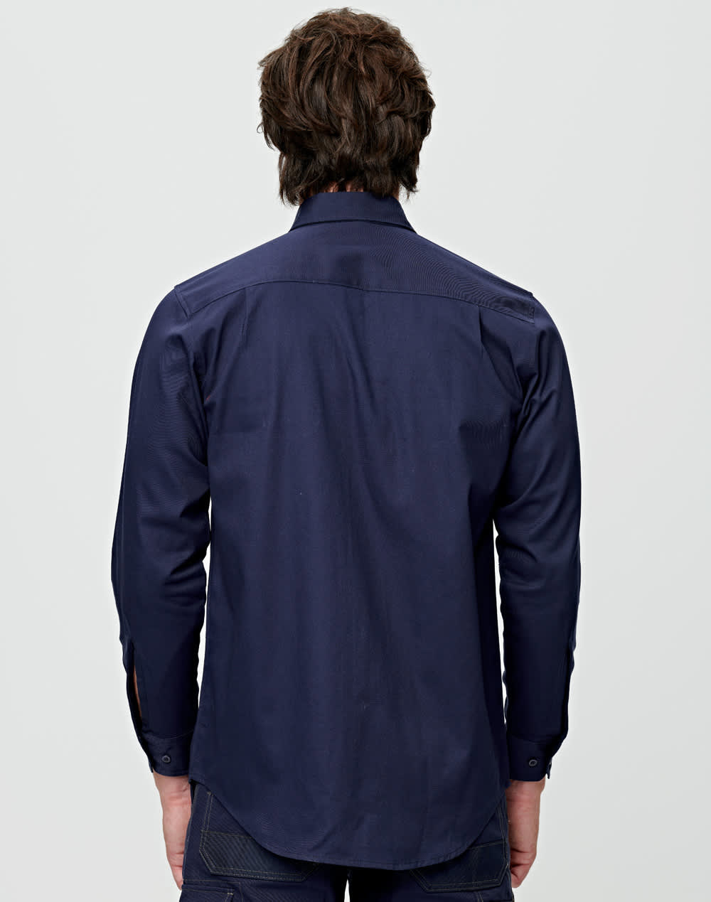 [WT04(WDS/L)] drill shirt pocket pen holder L/S SH-WT04(WDS/L)