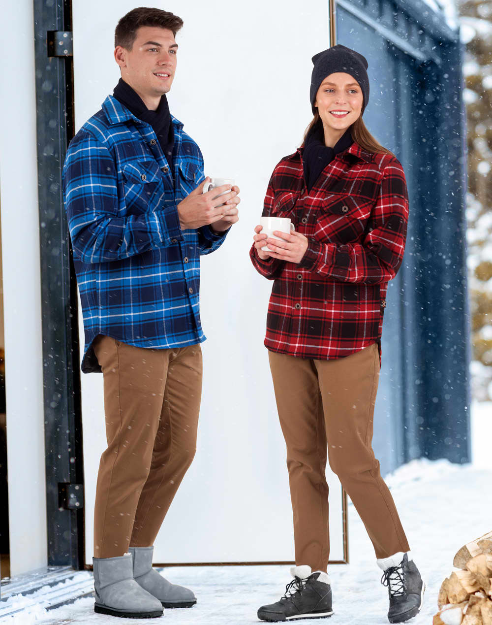 Adults' Quilted Flannel Shirt SH-WT07