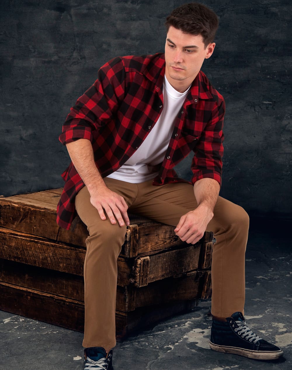 Unisex Flannel Plaid Shirt SH-WT11