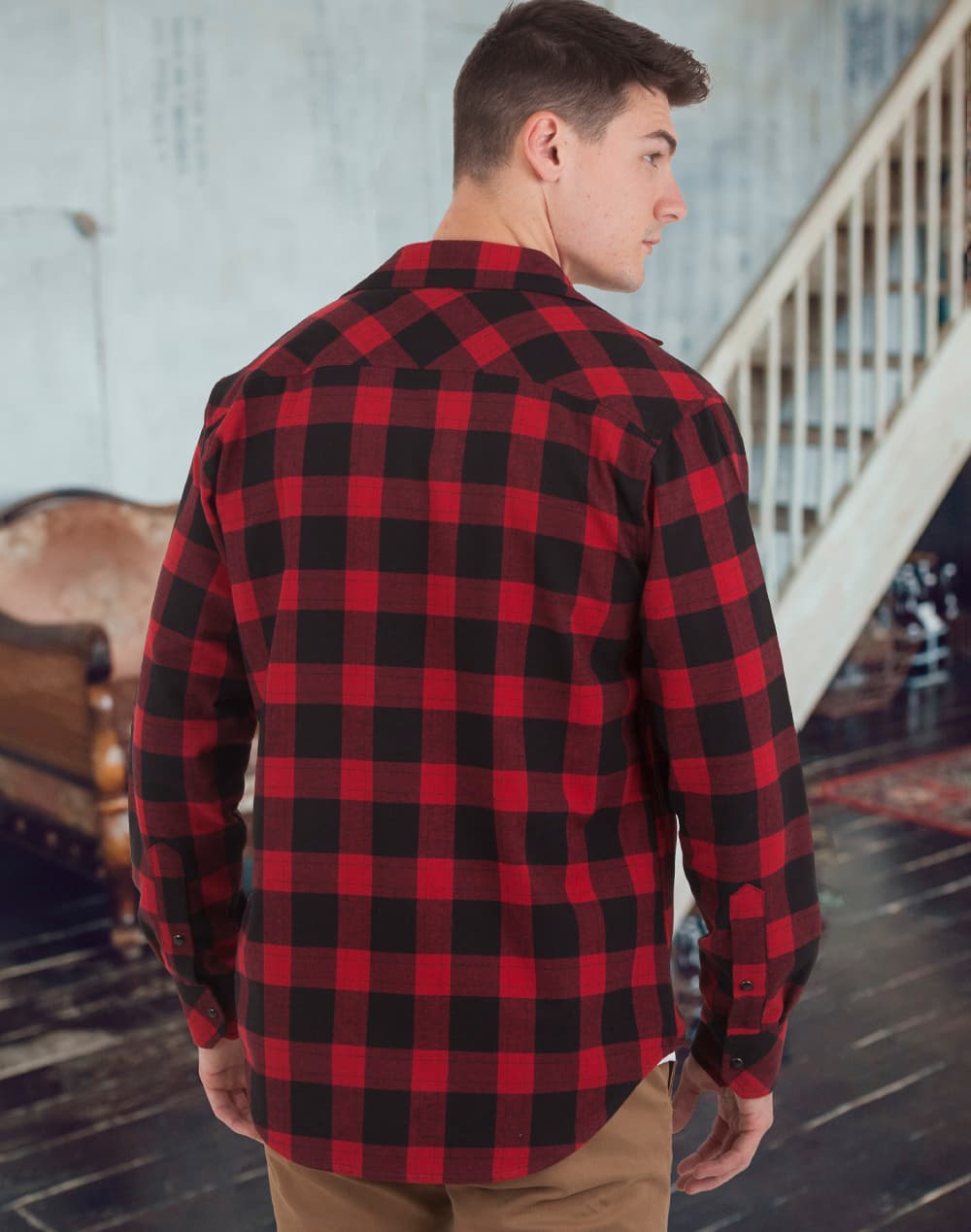 Unisex Flannel Plaid Shirt SH-WT11
