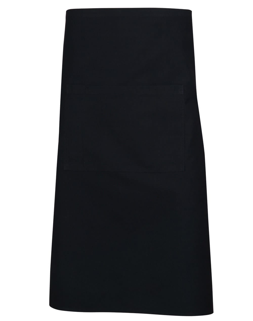 Long Waist Apron AP02 | Black