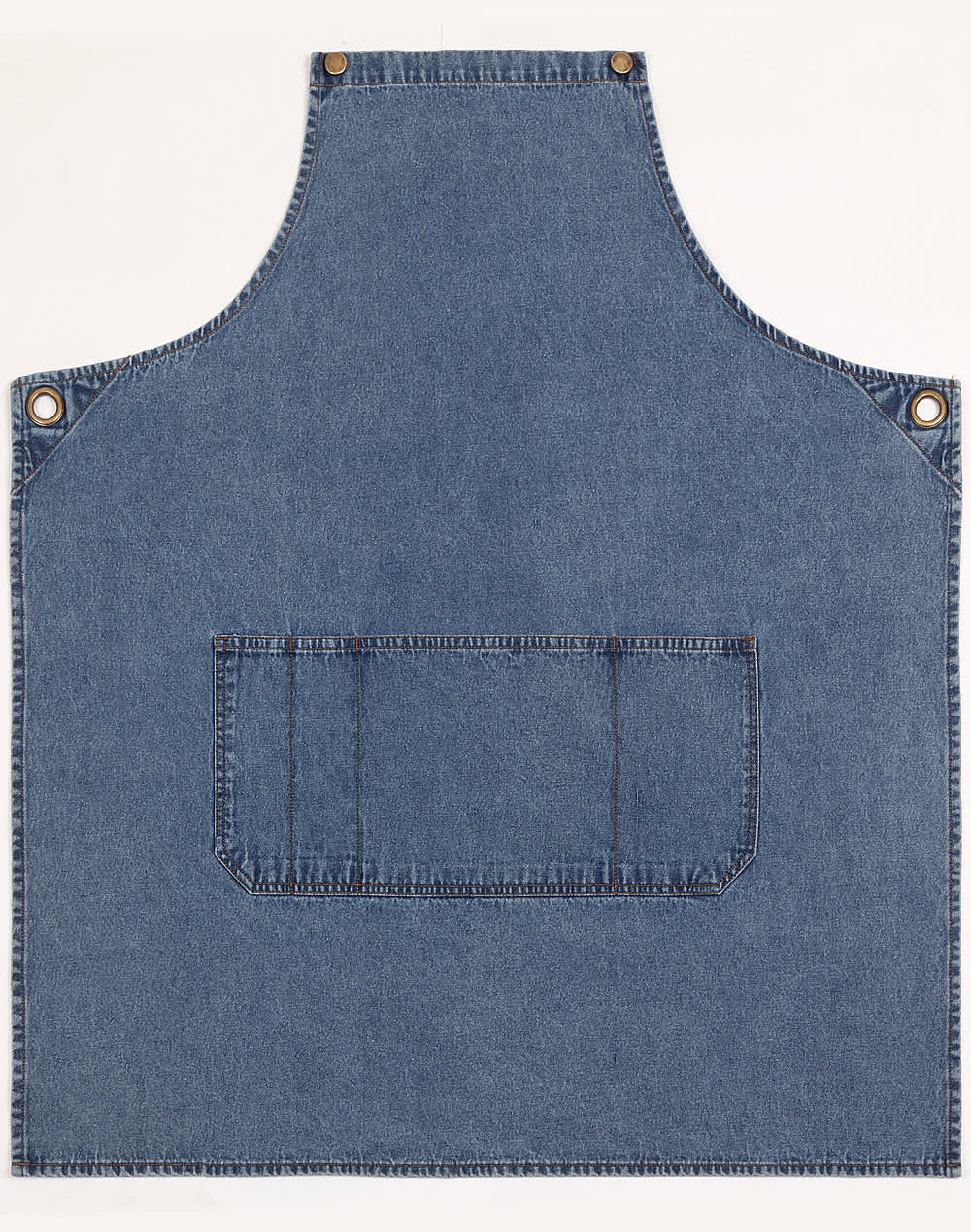 Denim Bib Apron AP09 | Light Blue