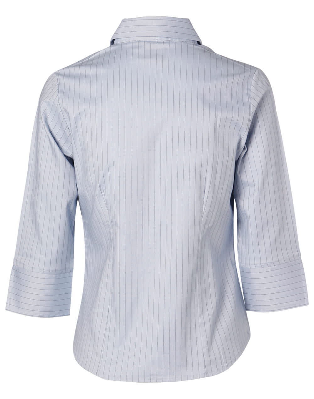 Ladies' 3/4 Sleeve Stretch Stripe Shirt SH-BS18
