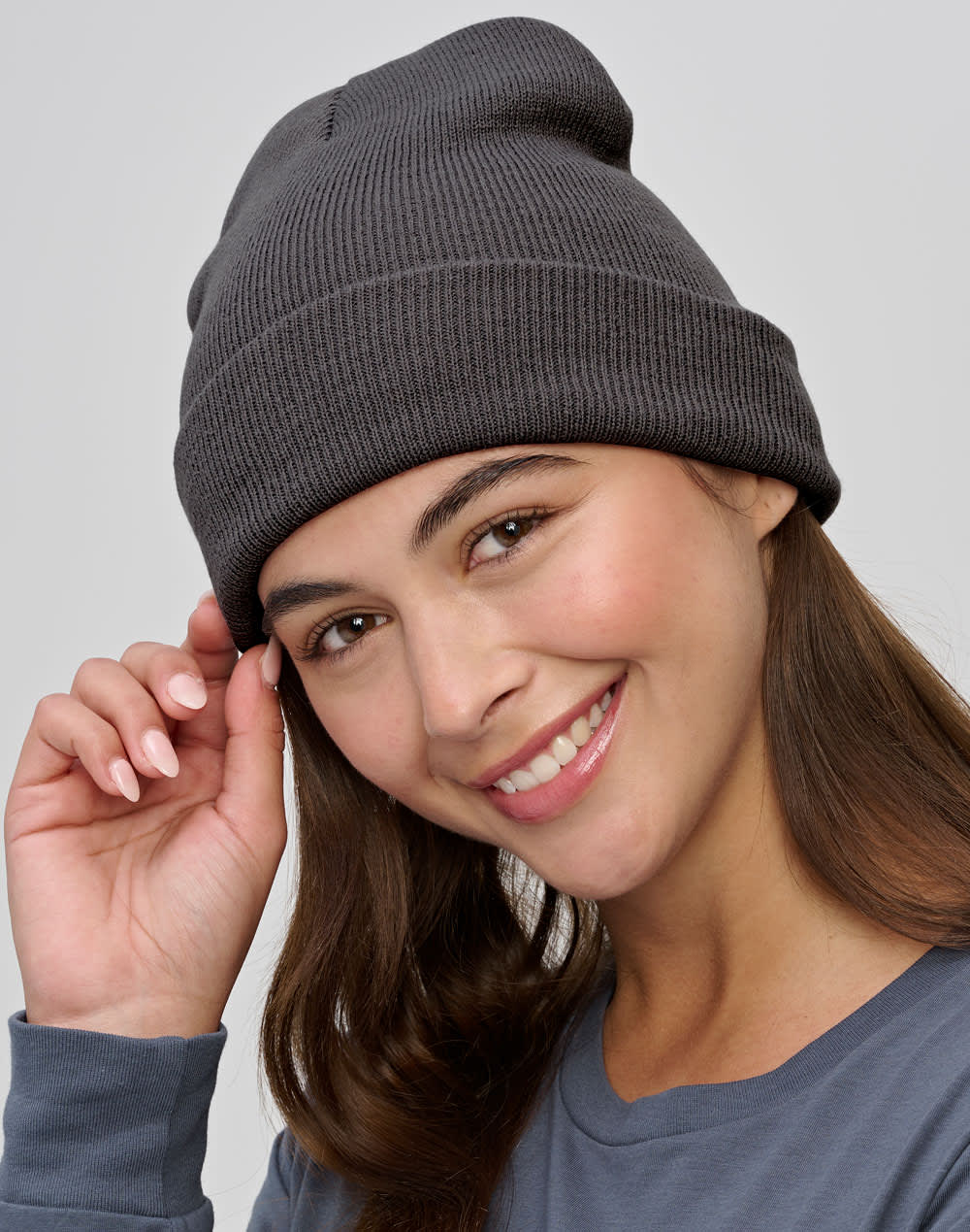 Alternative view of Roll Up rPET Beanie