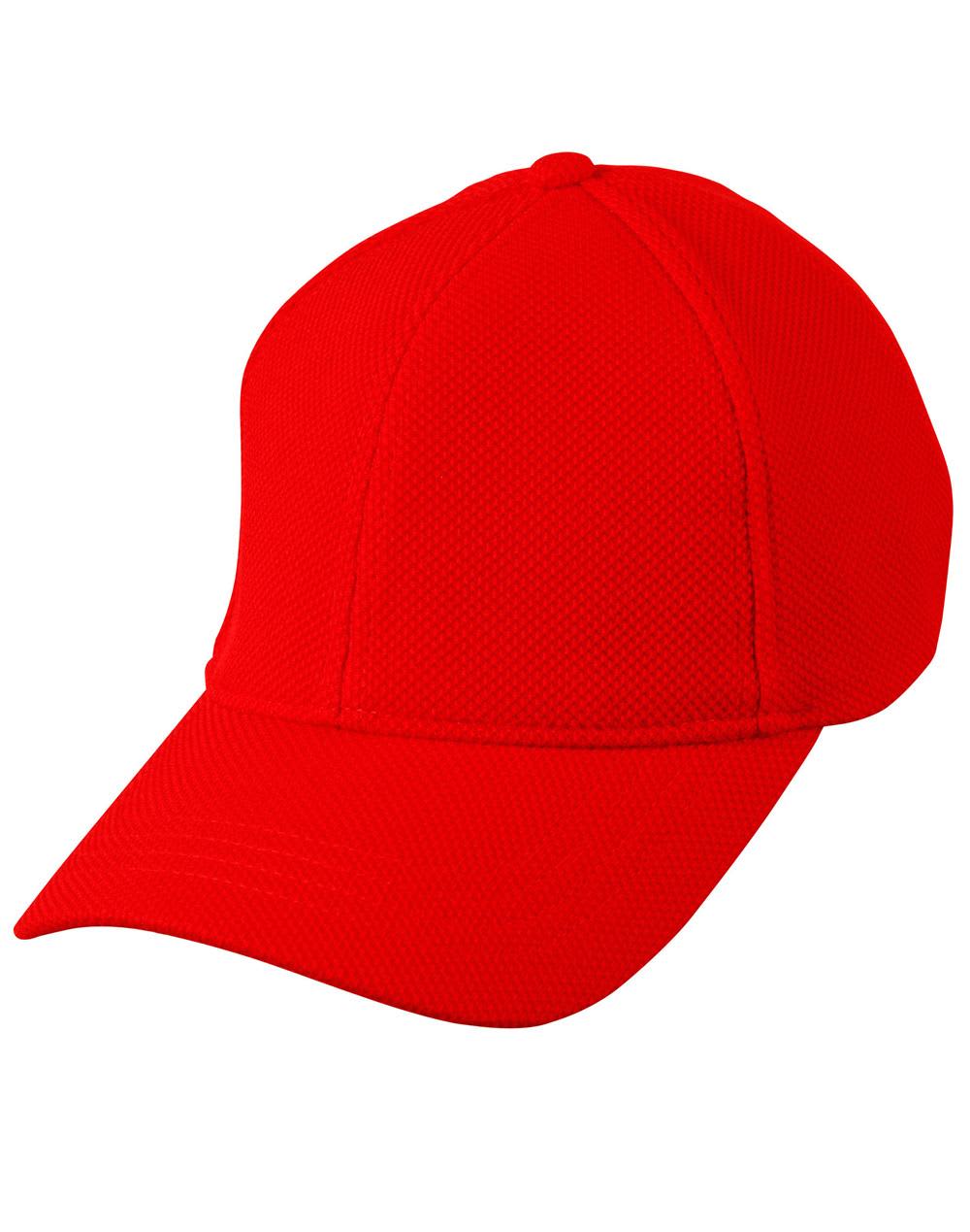 PQ mesh fitted structured cap. promotional product