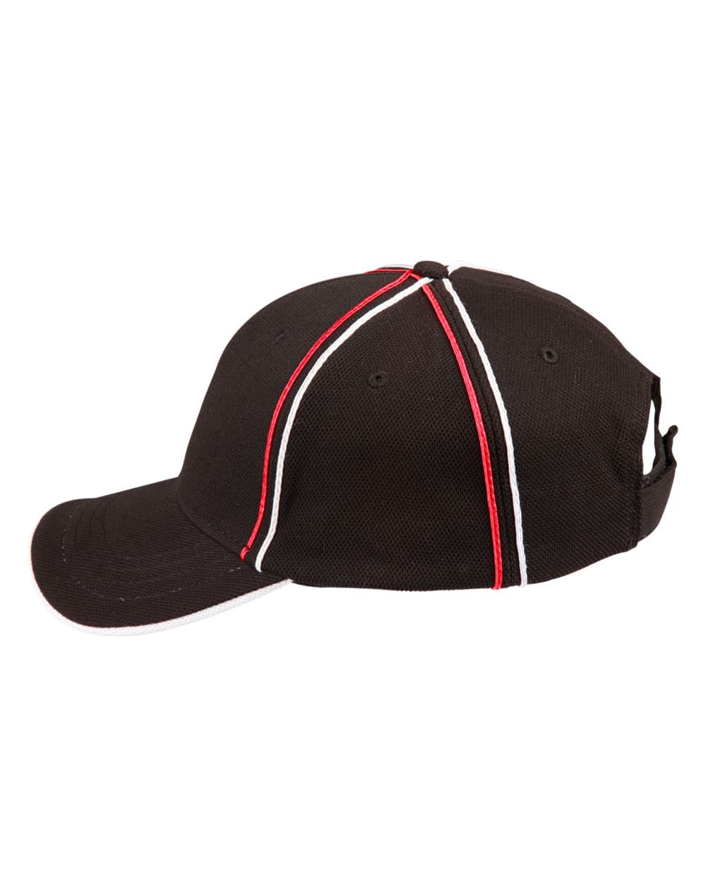 Tri Colour Pique Mesh Cap