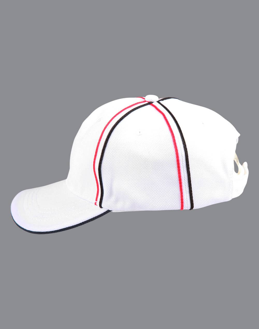 Tri Colour Pique Mesh Cap