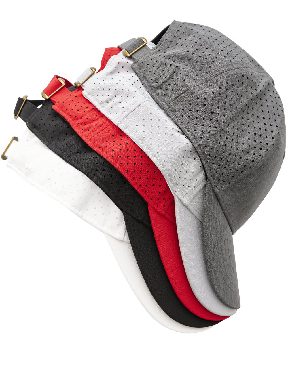 Alternative view of 4-Way Stretch Laser Cut Runner's Cap