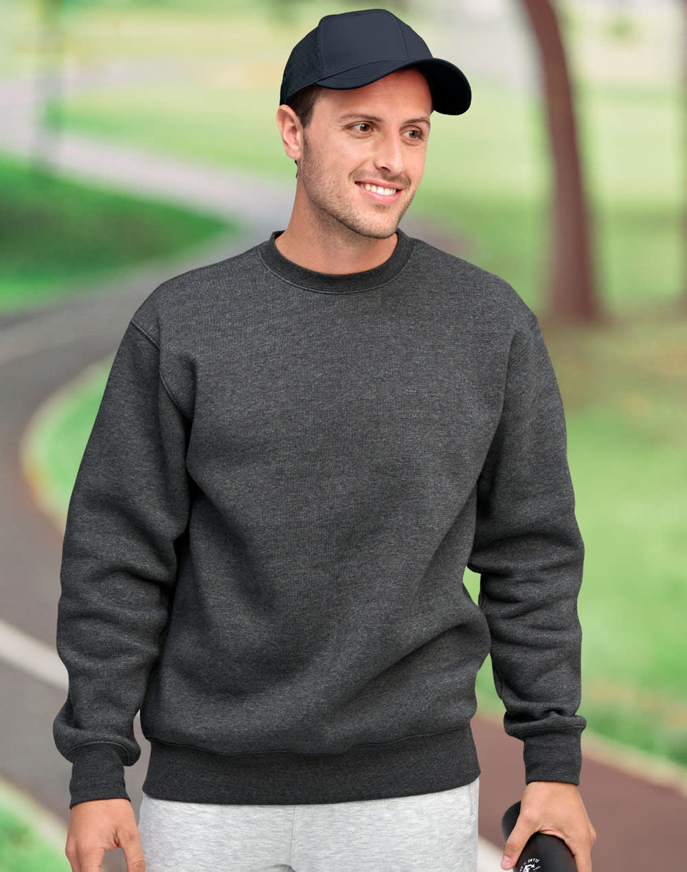 American style crewfleecy sweat SH-FL01