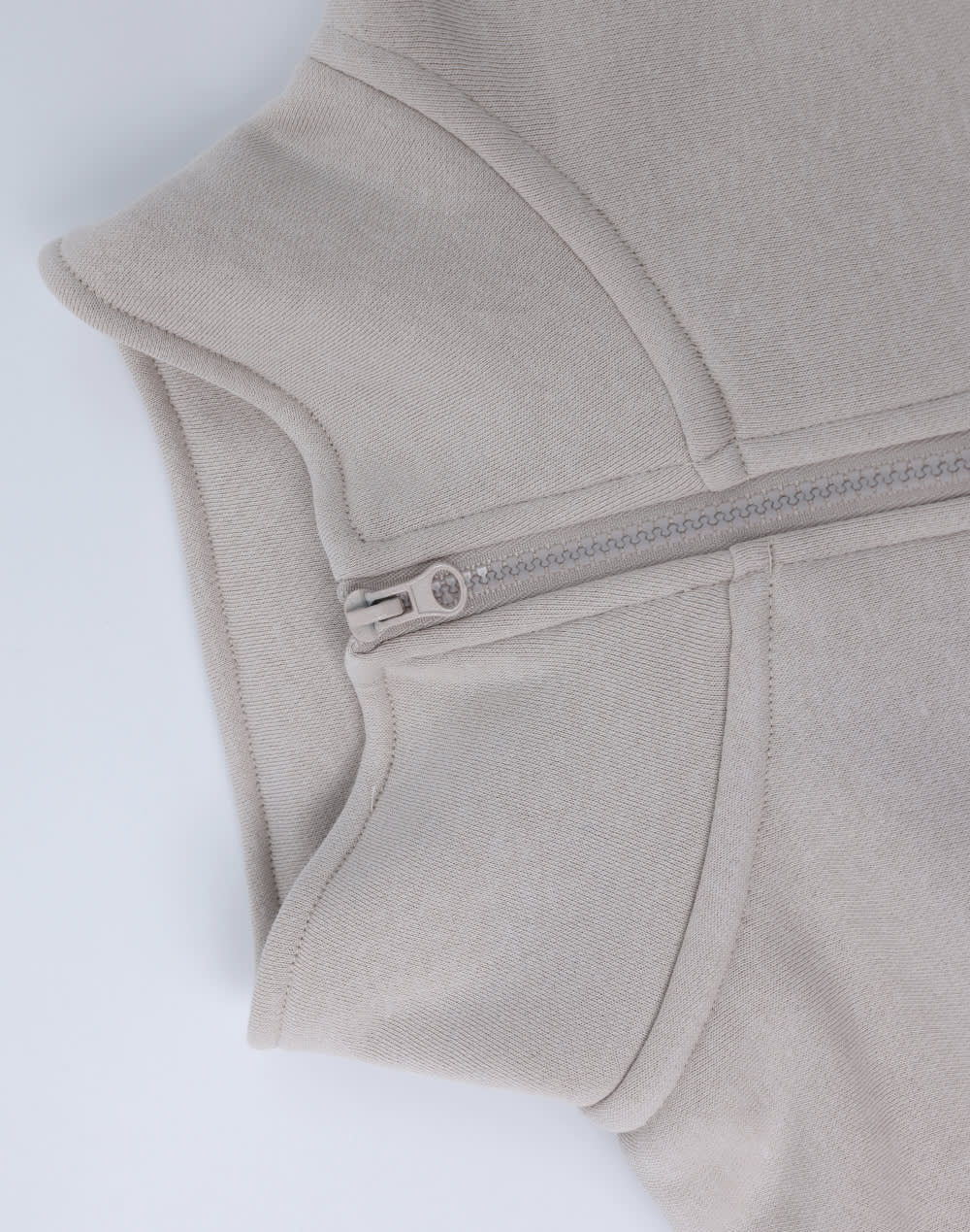 1/2 zip collar fleecy sweat SH-FL02