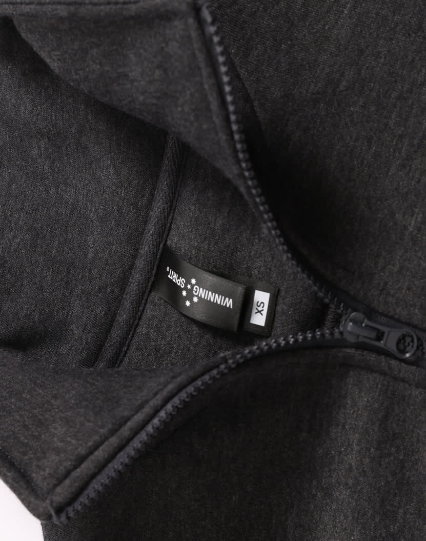 1/2 zip collar fleecy sweat SH-FL02