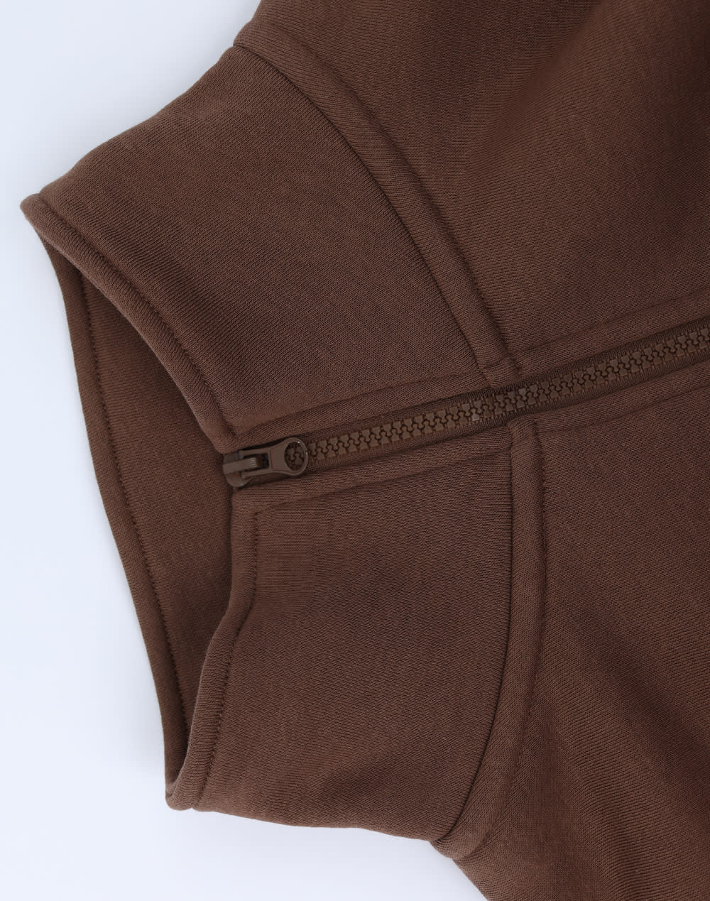 1/2 zip collar fleecy sweat SH-FL02