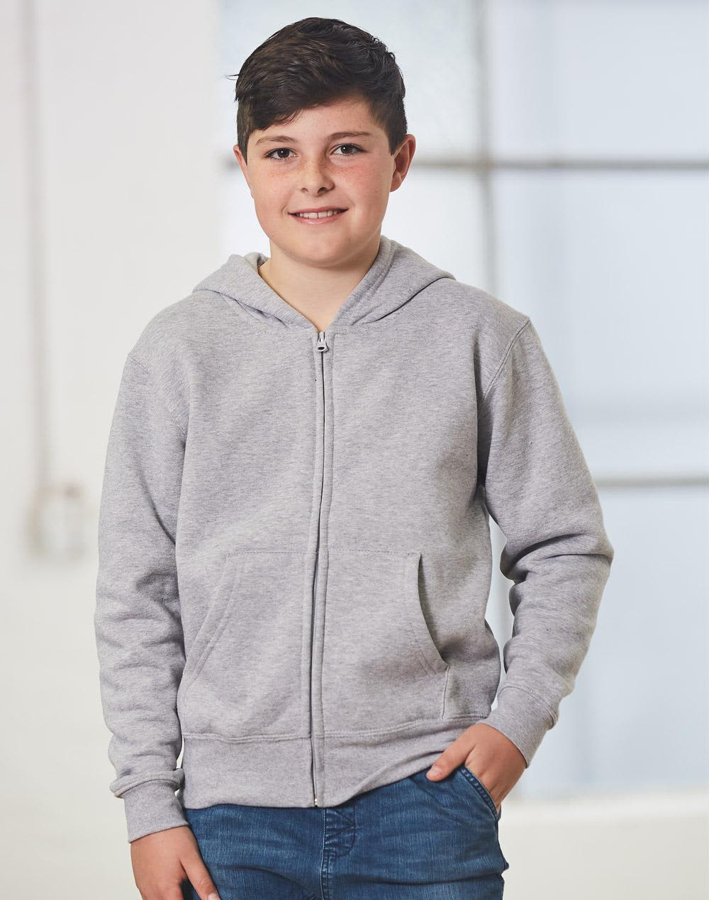 Kids Full-zip Fleecy Hoodie FL03K