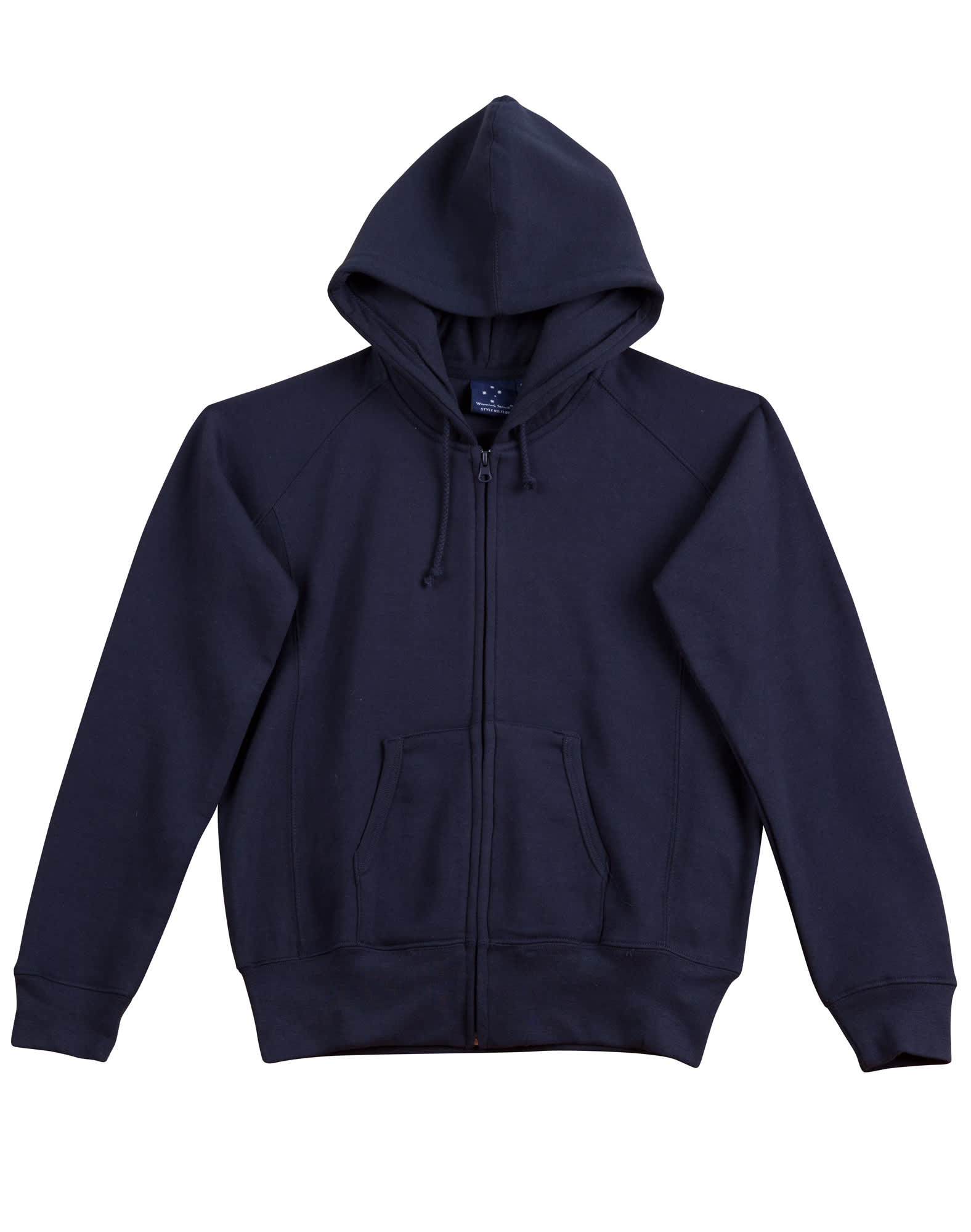 Ladies Full-zip Fleecy Hoodie FL04 | Navy