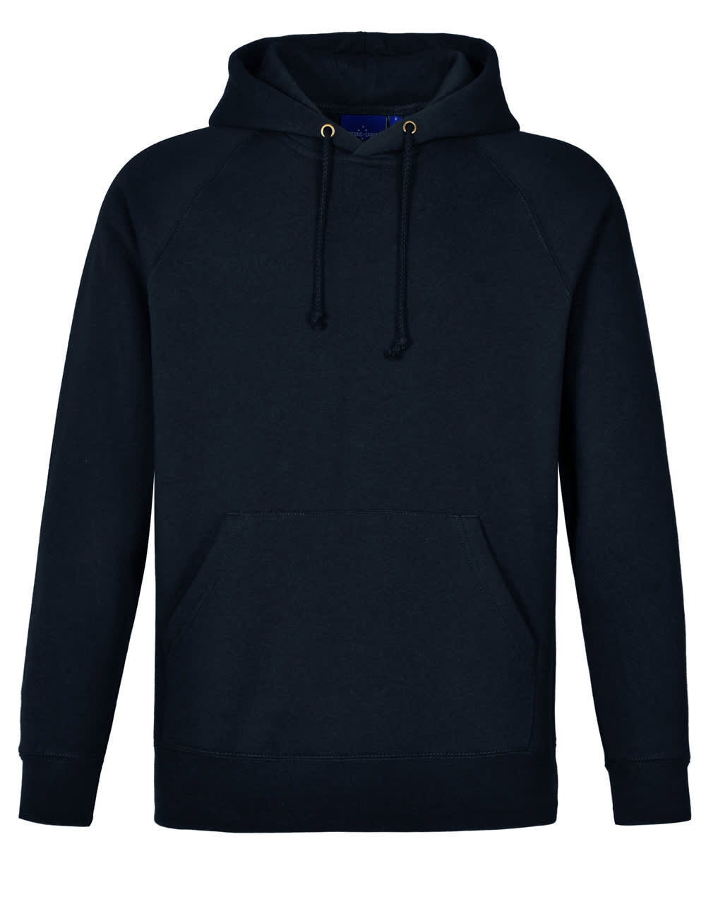 Mens Close Front Fleecy Hoodie FL07 | Navy