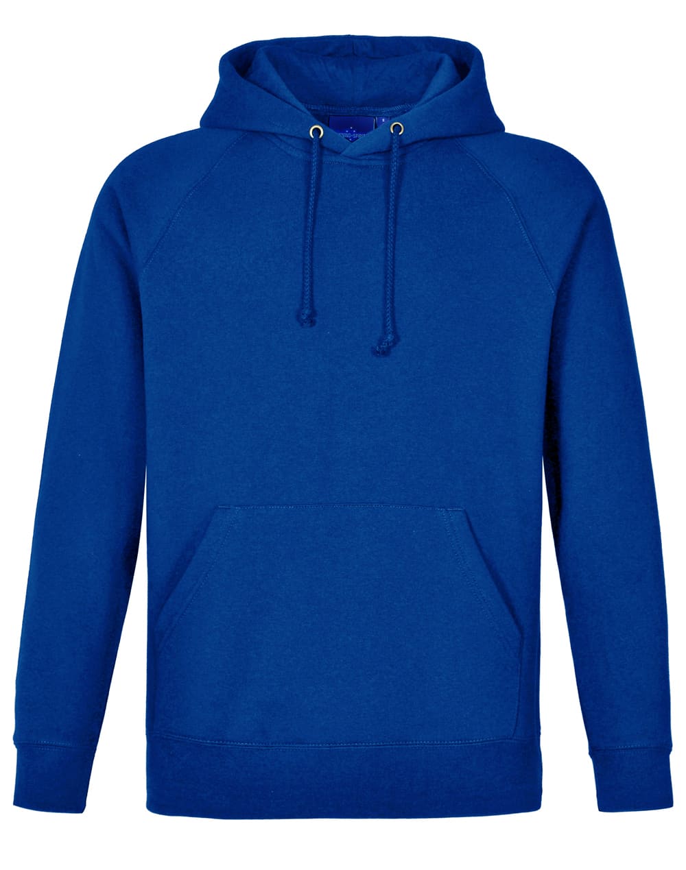 Mens Close Front Fleecy Hoodie FL07 | Royal