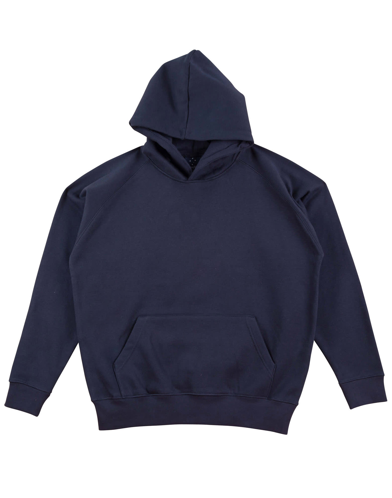 Kids Close Front Fleecy Hoodie FL07K | Navy