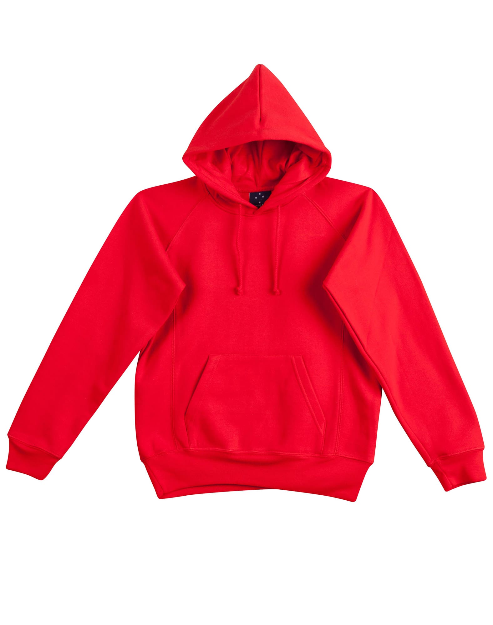 Ladies Close Front Fleecy Hoodie FL08 | Red