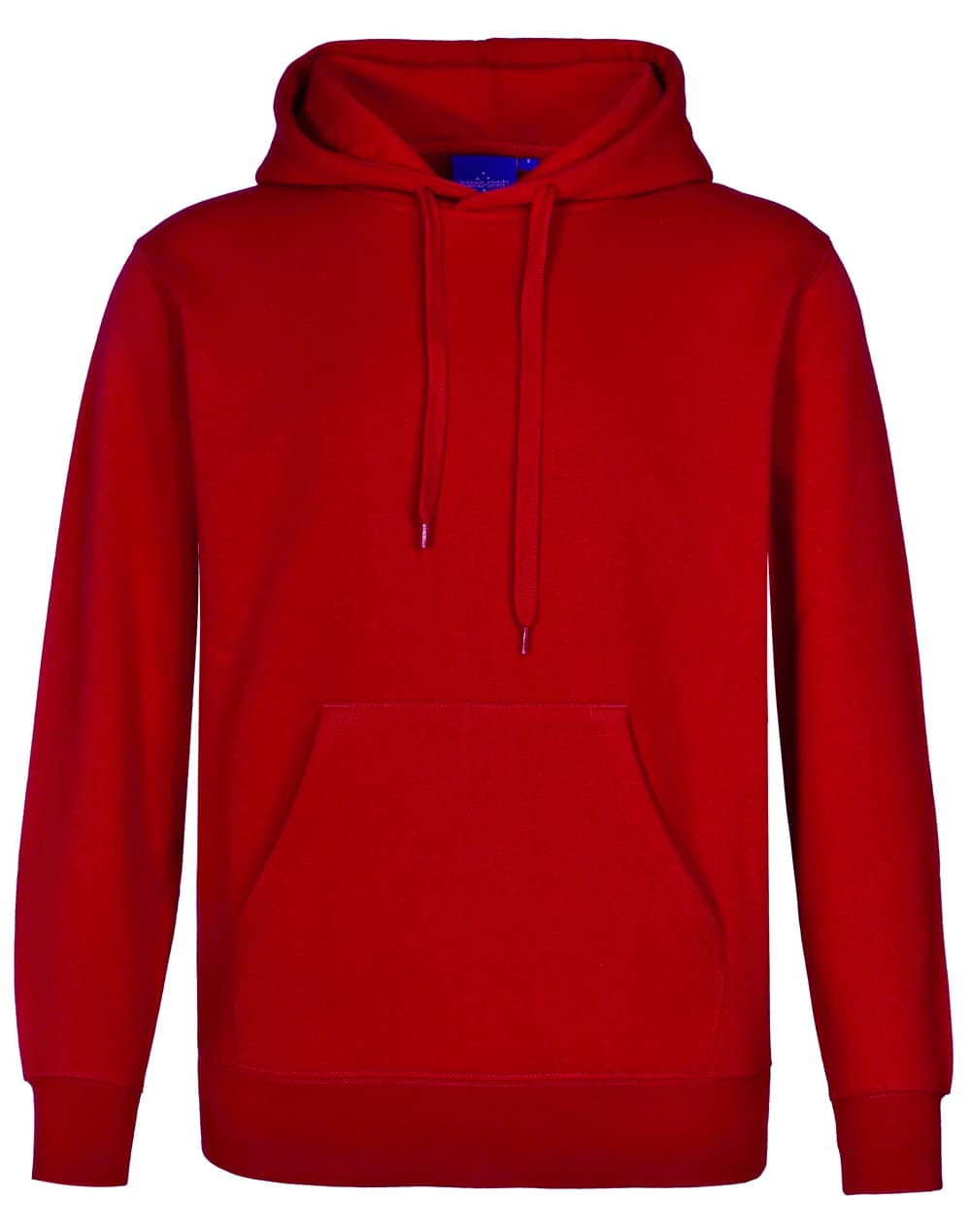 Unisex Close Front Fleecy Hoodie FL09 | Red/Red