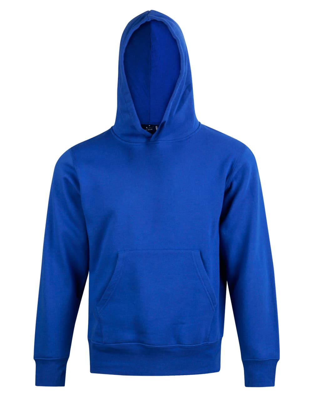 Kids Unisex Close Front Fleecy Hoodie FL09K | Royal/Royal