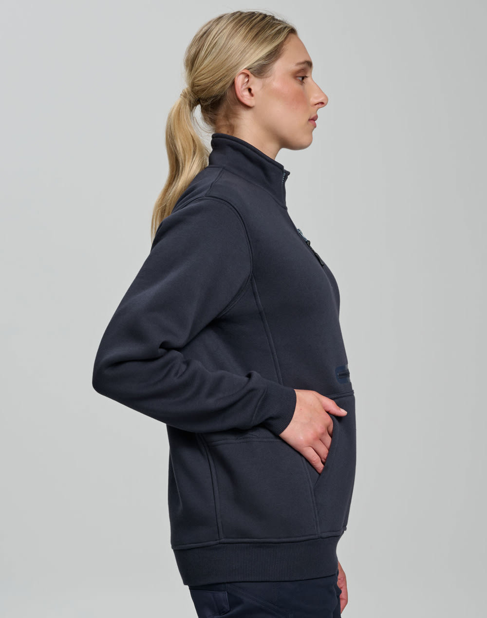 Unisex Premium Fleece Half Zip Work Sweat SH-FL15