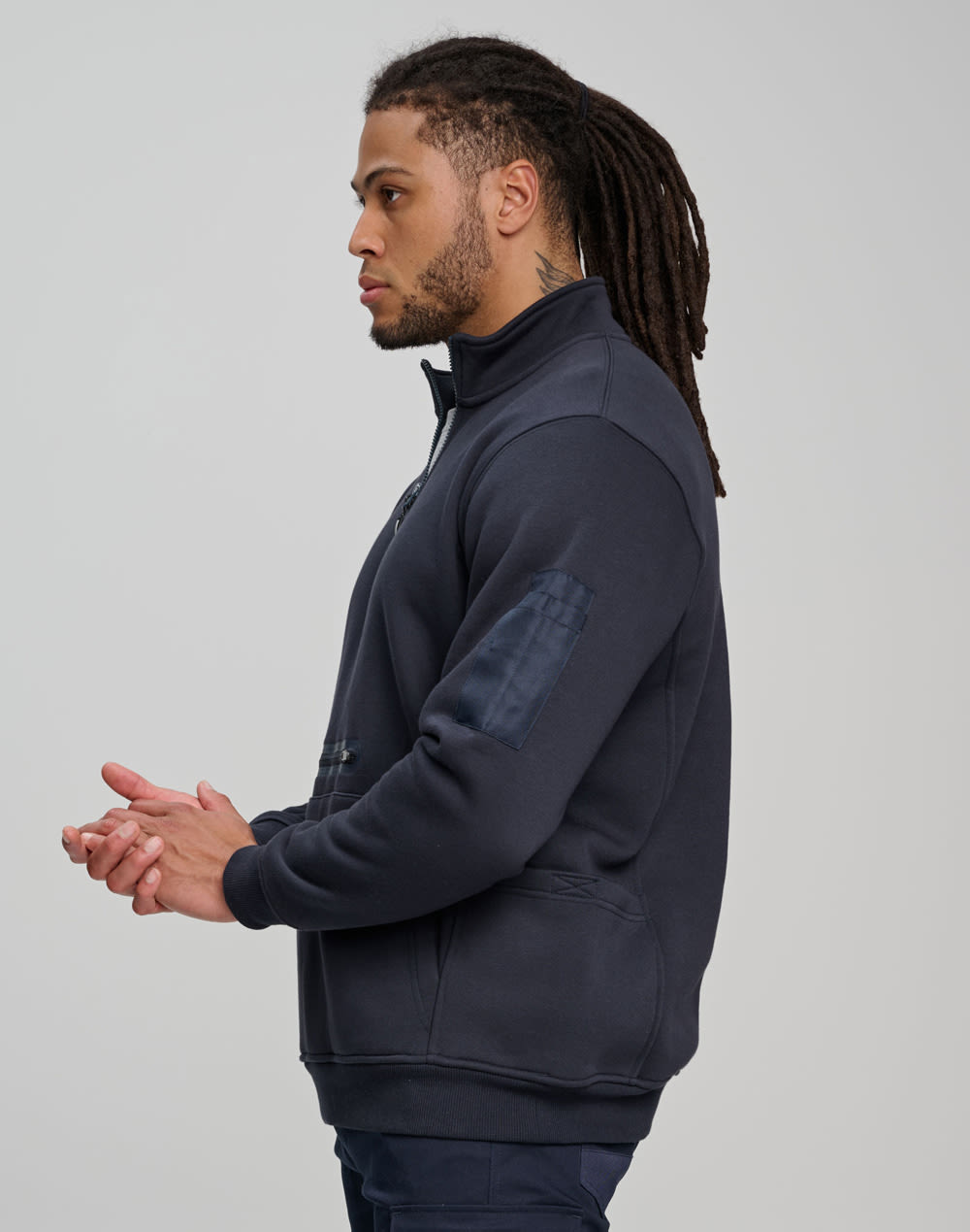 Unisex Premium Fleece Half Zip Work Sweat SH-FL15