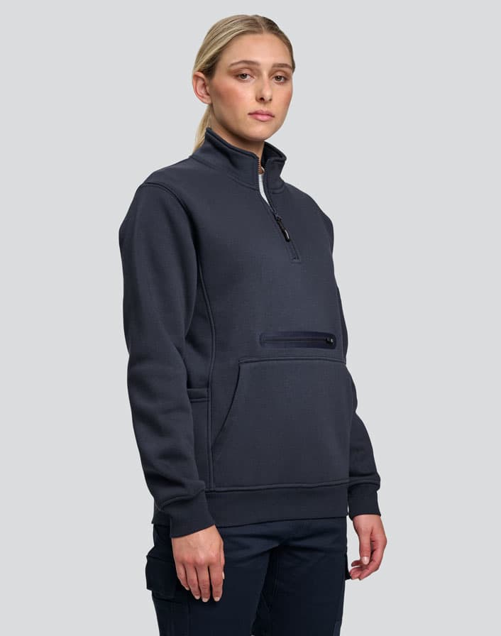 Unisex Premium Fleece Half Zip Work Sweat SH-FL15
