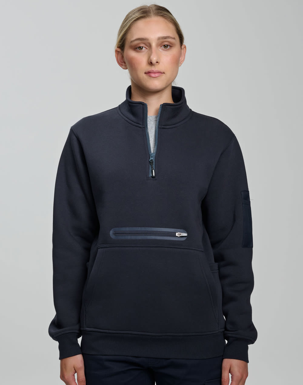 Unisex Premium Fleece Half Zip Work Sweat SH-FL15