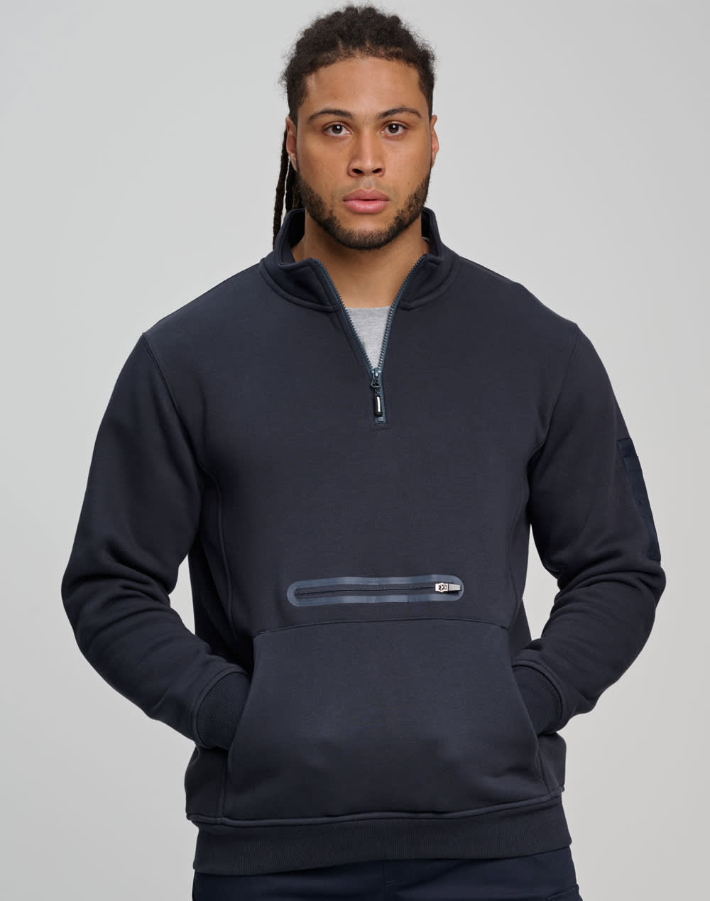 Unisex Premium Fleece Half Zip Work Sweat SH-FL15